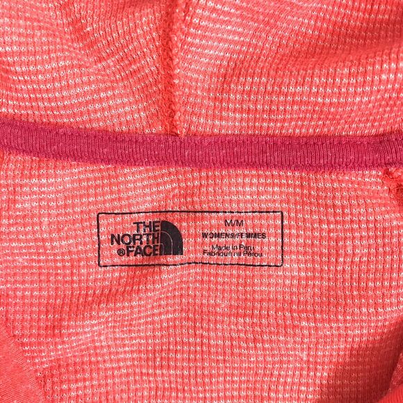 The North Face Women’s Thermal Waffle Knit Hooded Jersey Top Undershirt - Picture 3 of 12